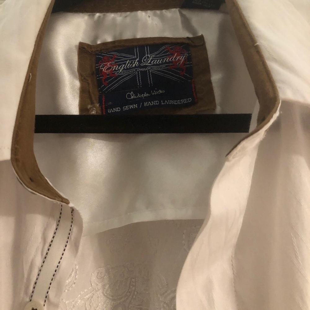 English Laundry shirt Elegant arrogant English
